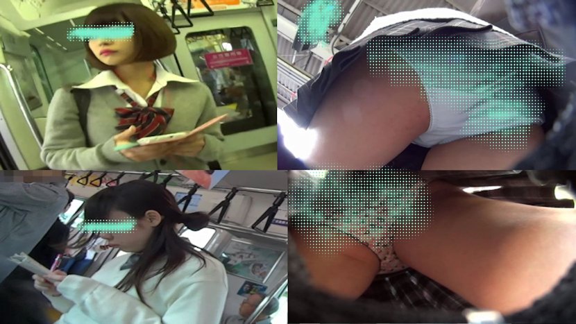 パンチラ小人目線pa-to19電車編
